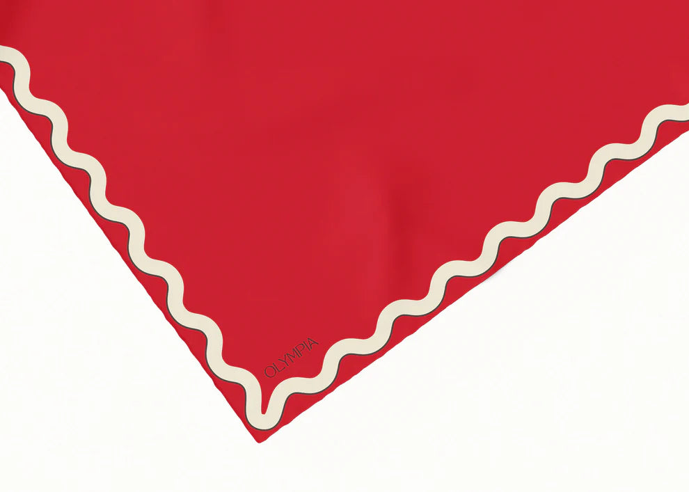 Sophie Hot Tamale Silk Scarf