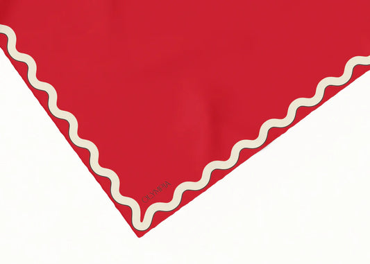 Sophie Hot Tamale Silk Scarf