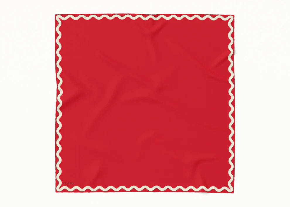 Sophie Hot Tamale Silk Scarf