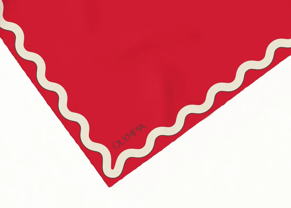 Sophie Hot Tamale Silk Cotton Girls Scarf
