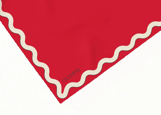 Sophie Hot Tamale Silk Cotton Girls Scarf