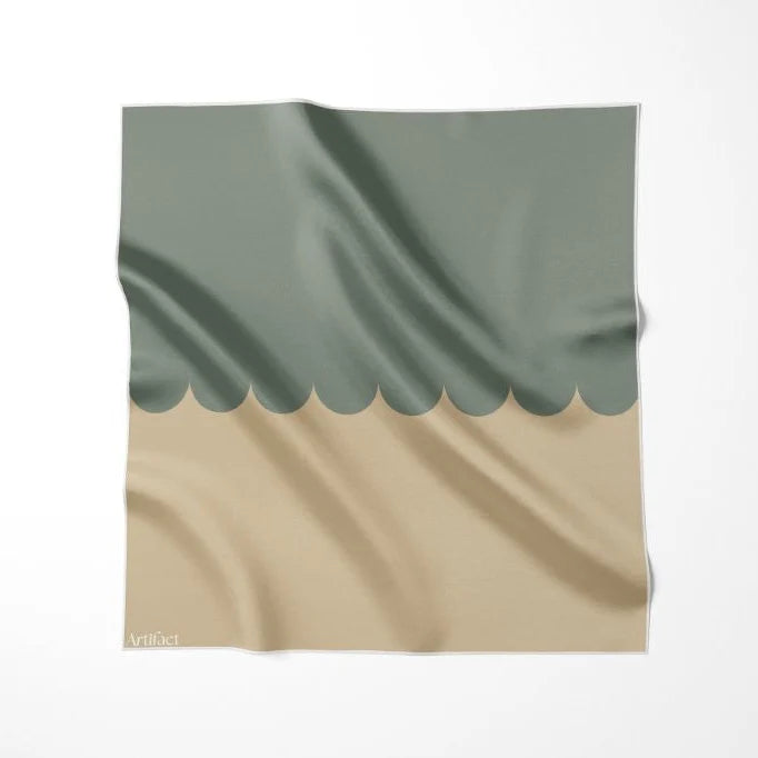 Eucalyptus & Oat Silk Scarf