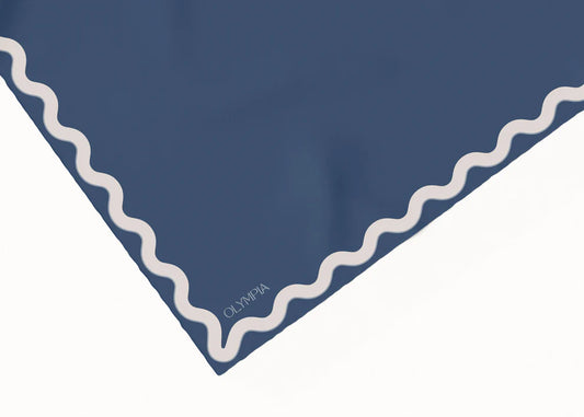Sophie Washed Denim Sky Silk Scarf