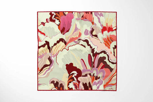 Tulip Candy Silk Scarf