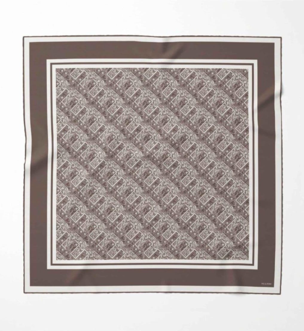 Legacy - Espresso Silk Scarf