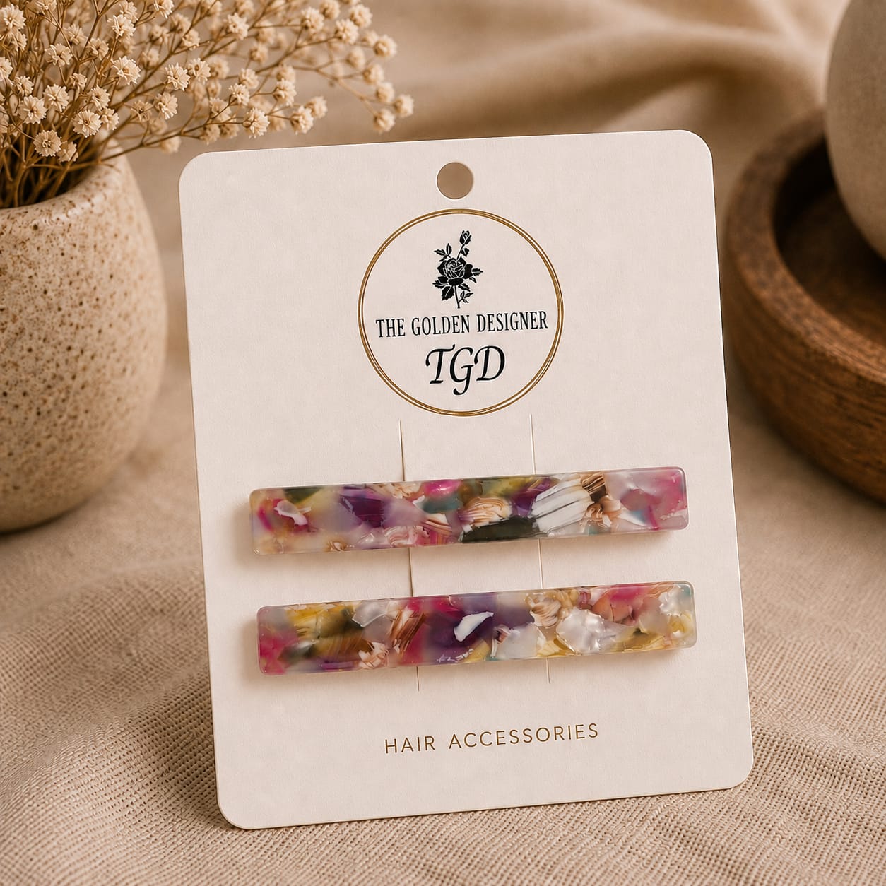 Hair Clips - Garden Party