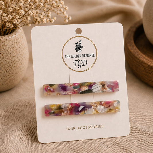 Hair Clips - Garden Party