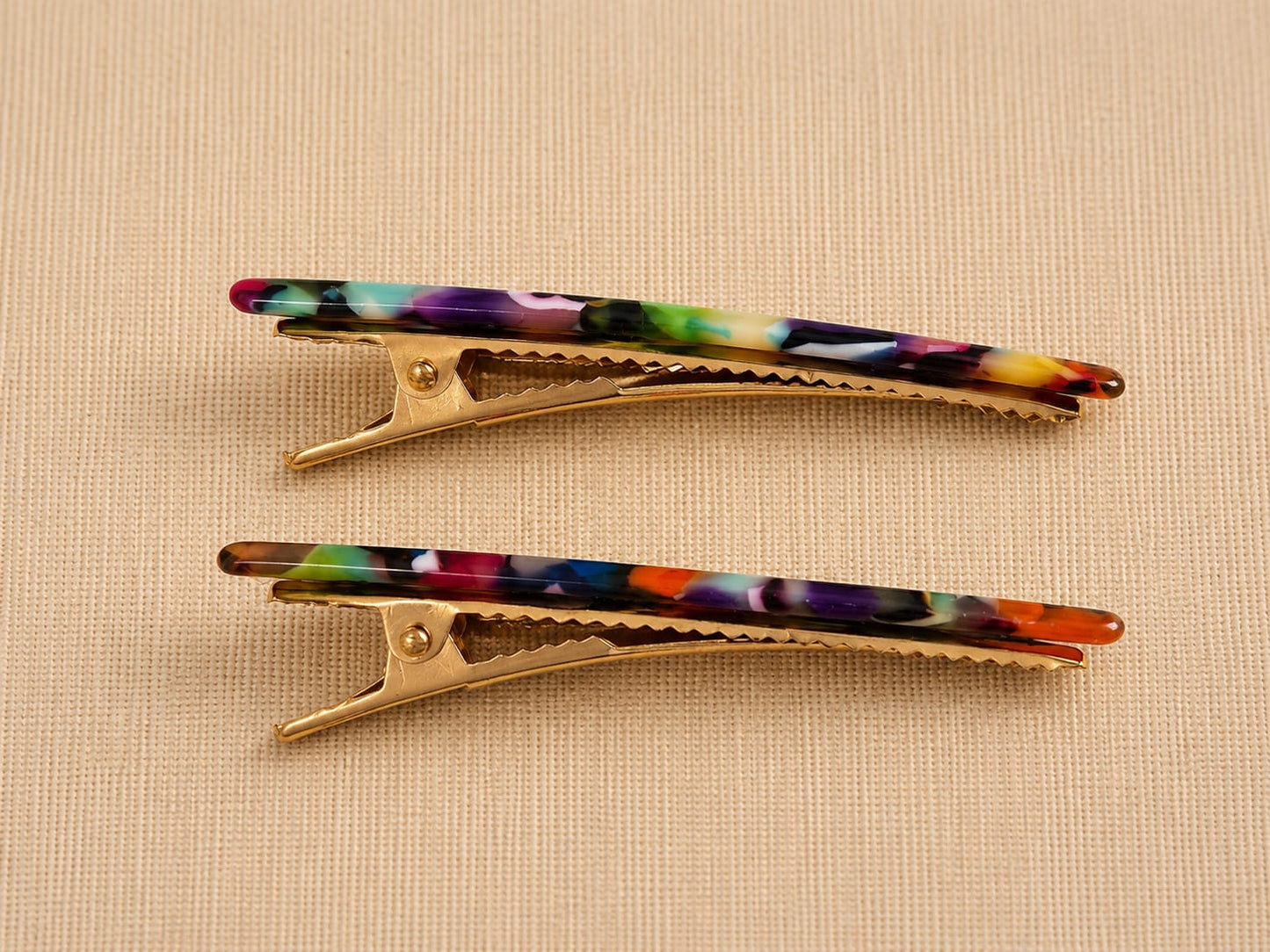 Hair Clips - Confetti