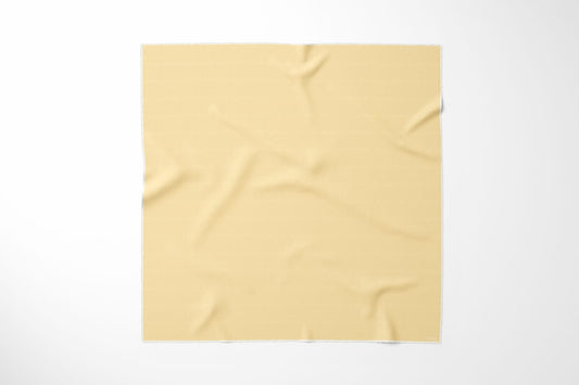 Classic - Butter with Oat Silk Scarf