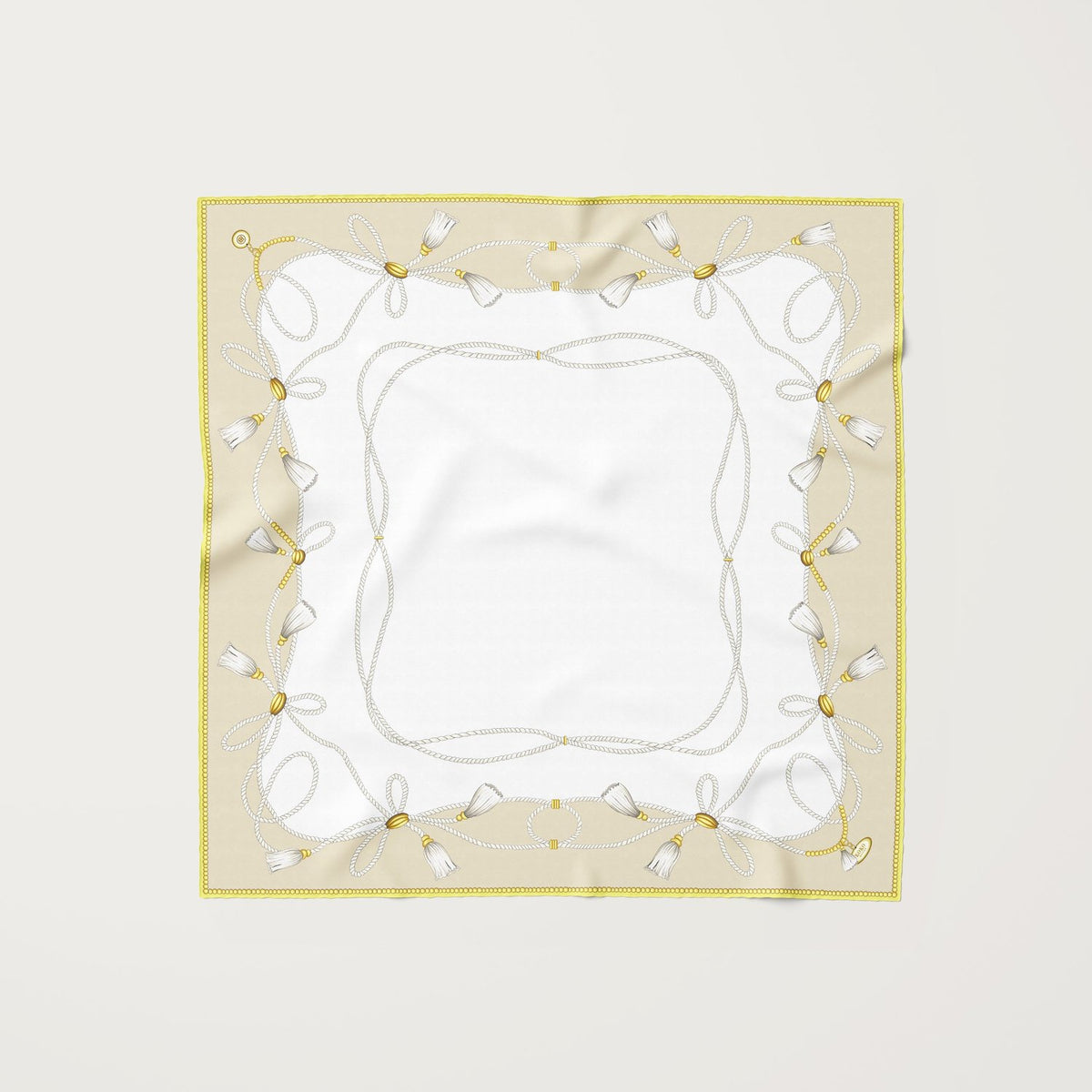 La Côte Oyster Silk Scarf
