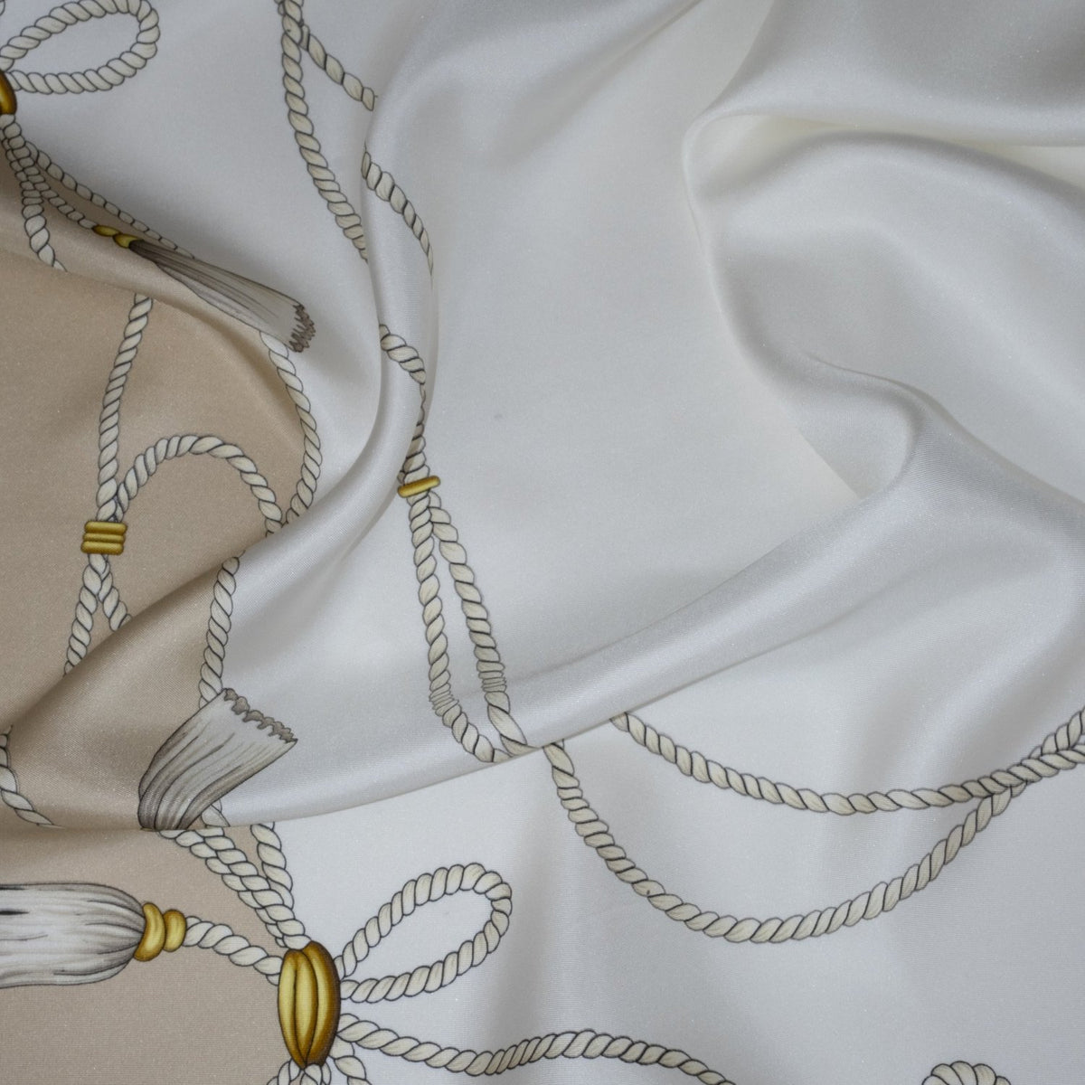 La Côte Oyster Silk Scarf