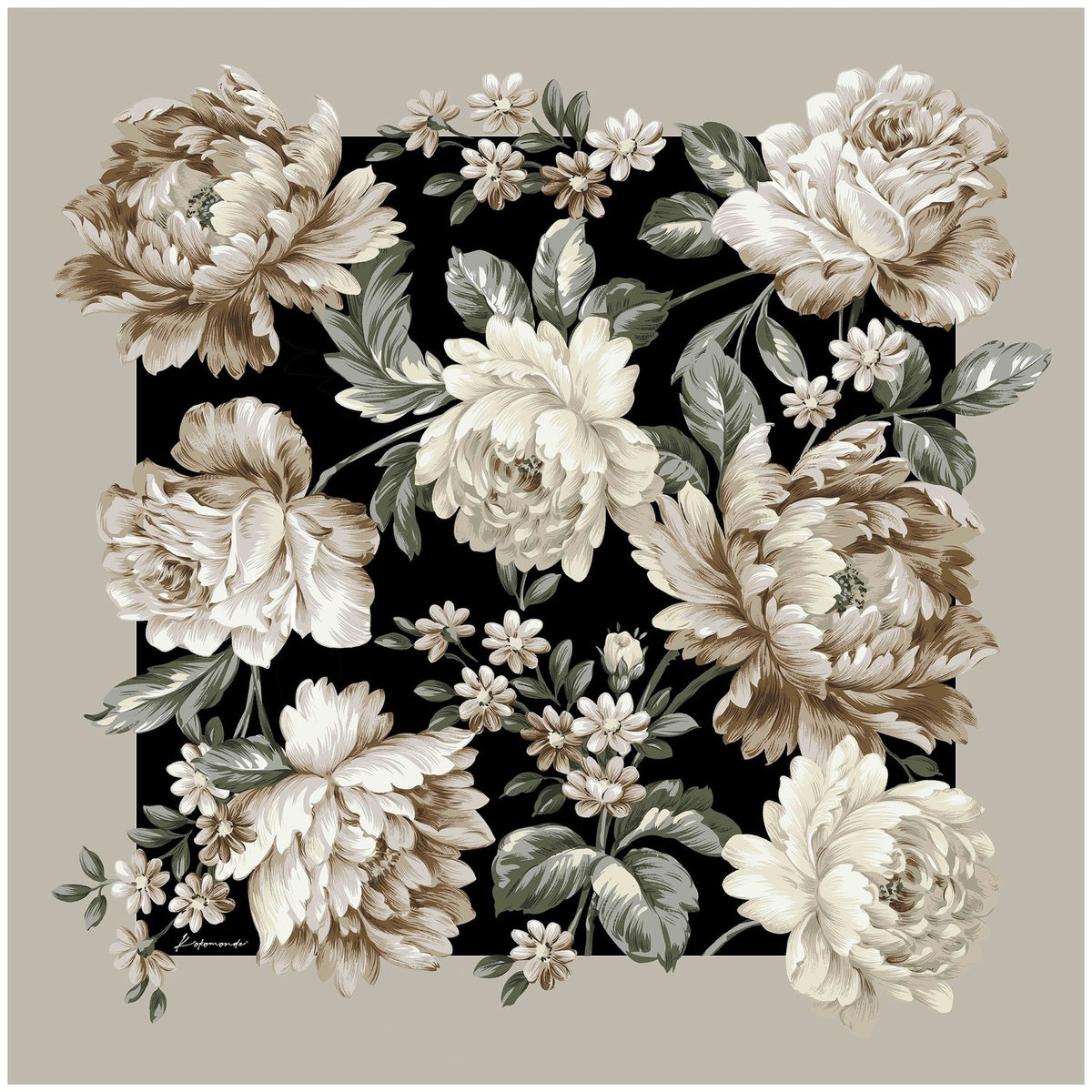 Rosalie Turtledove Silk Scarf
