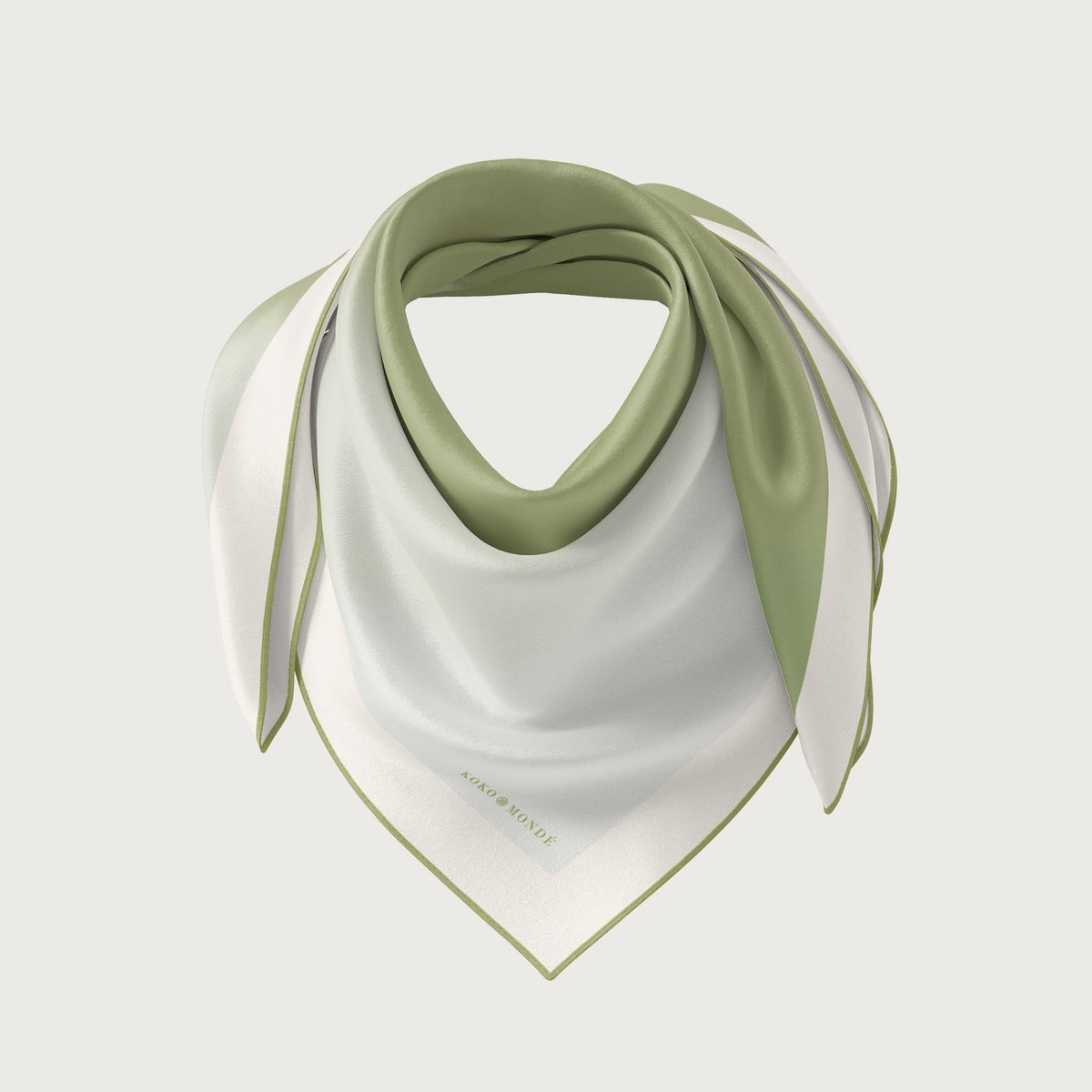 Amure Moss Silk Scarf