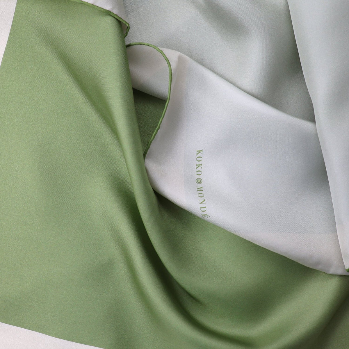 Amure Moss Silk Scarf