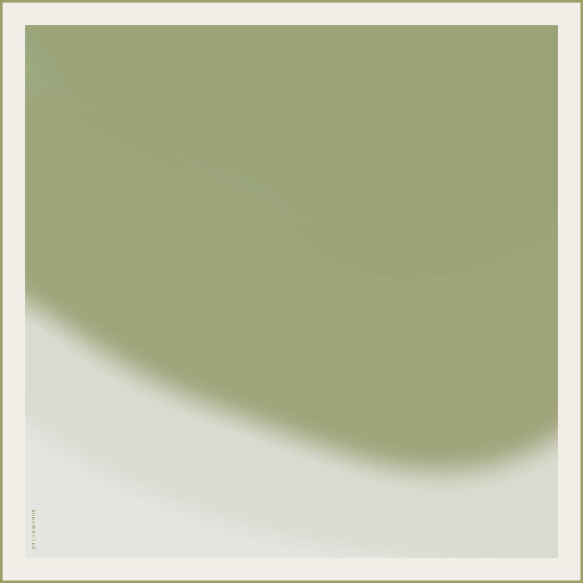 Amure Moss Silk Scarf