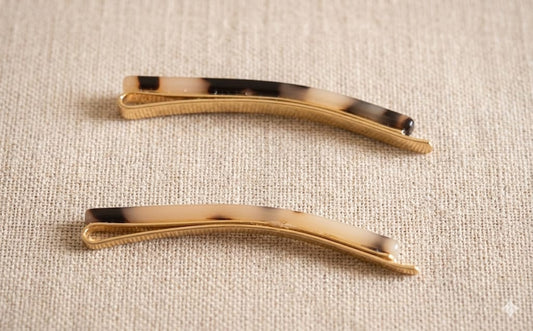 Hair Slides - Caramel