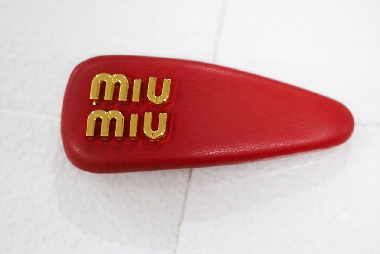 Mia Hair Snap Clip - Faux Leather