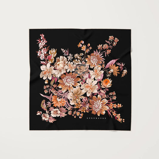 Fleurette Biscotti Silk Scarf