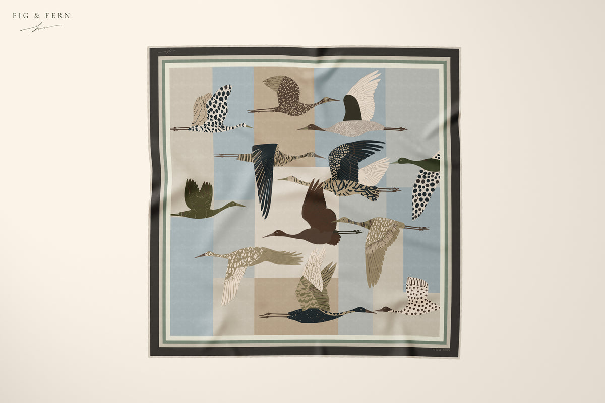 Candace in Mistrel Silk Scarf