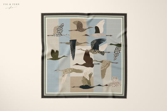 Candace in Mistrel Silk Scarf