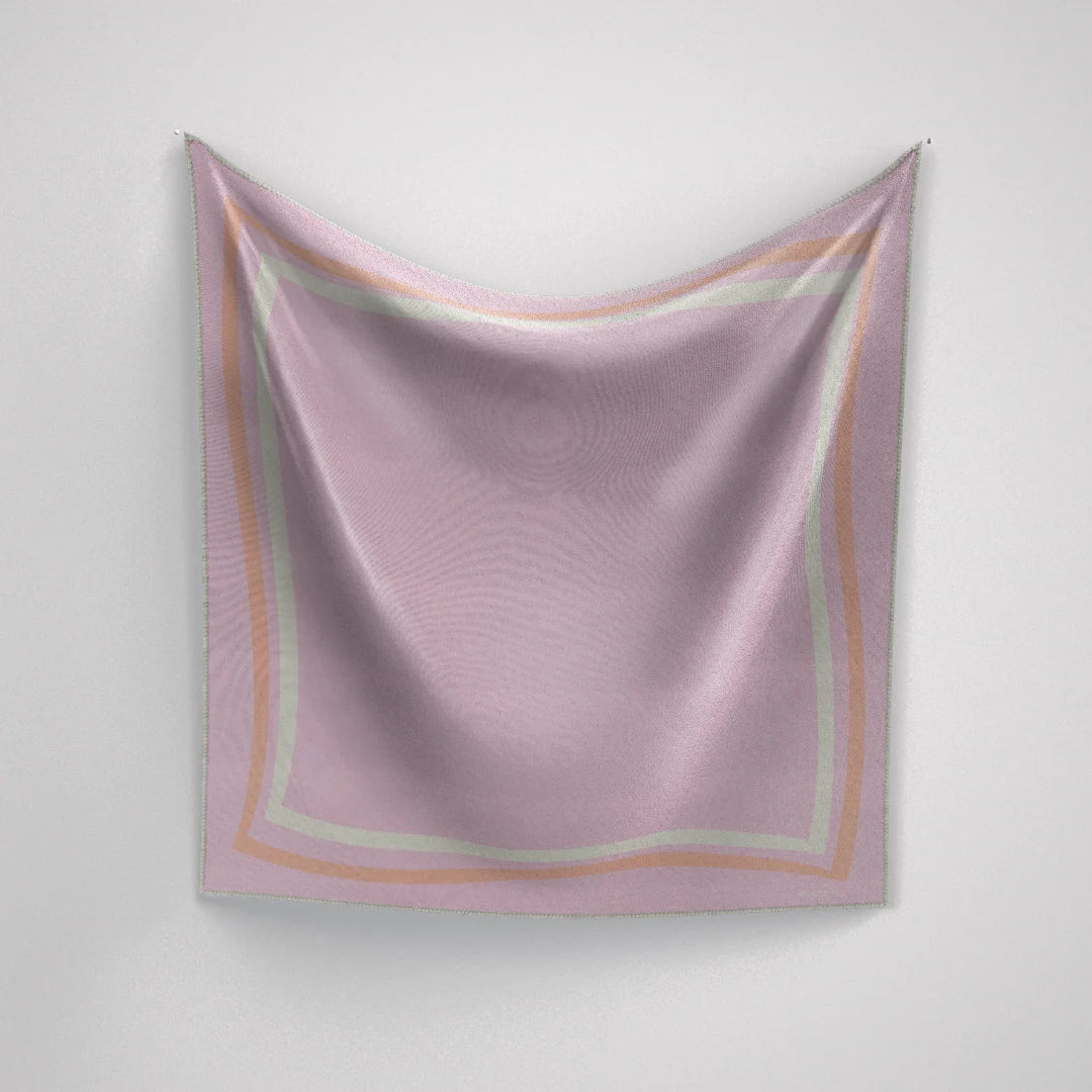 Classique Pink & Peach Silk Scarf
