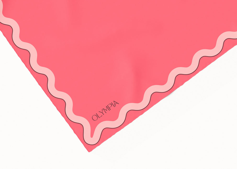 Sophie Pink Lemonade Silk Cotton Girls Scarf