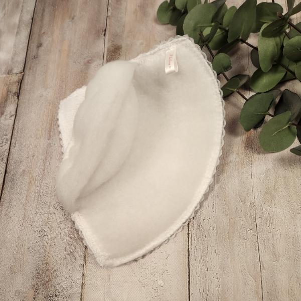 Towelling Double Overlay Scarf Shape