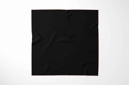 Classic - Black with Chestnut Silk Scarf