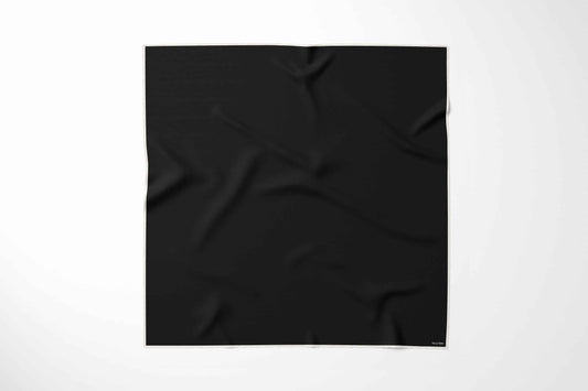 Classic - Black with Antique Ivory Silk Scarf
